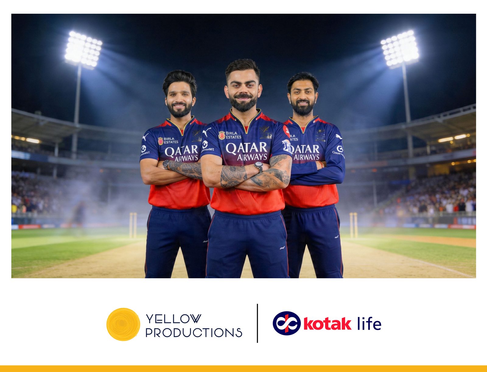 RCB x Kotak Life campaign by Yellow Productions