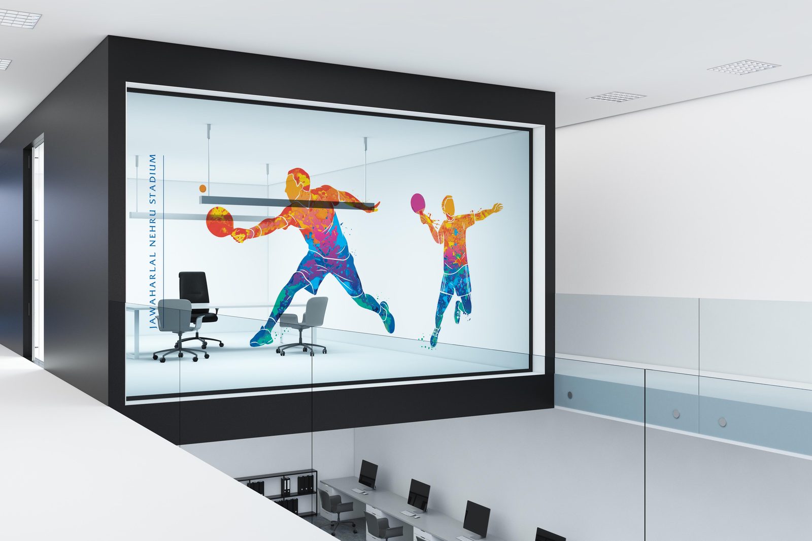 Kotak Life office branding detail