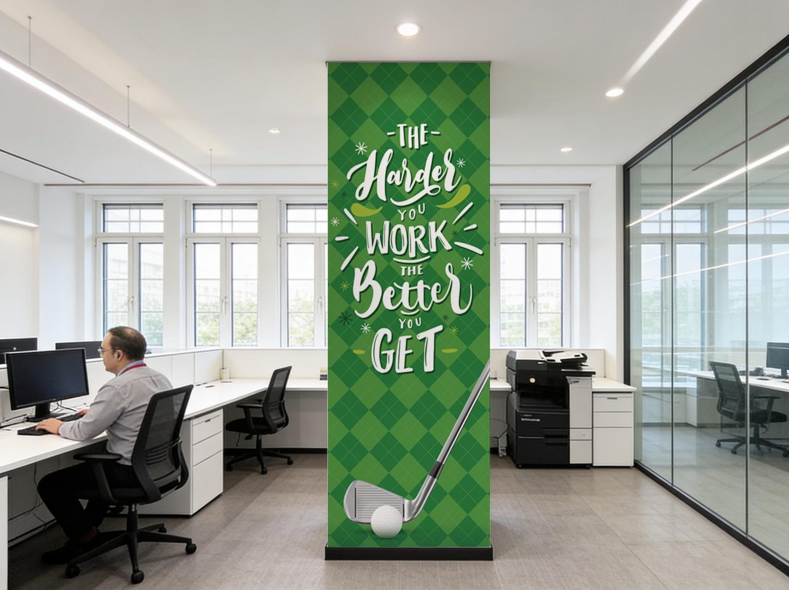 Kotak Life office branding mural