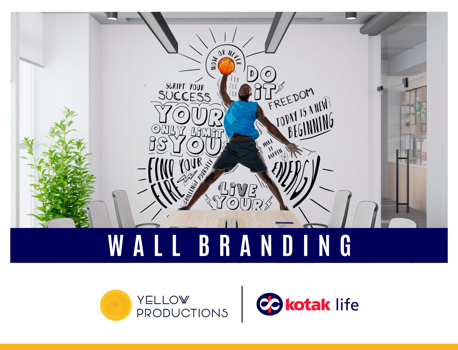 Kotak Life office branding