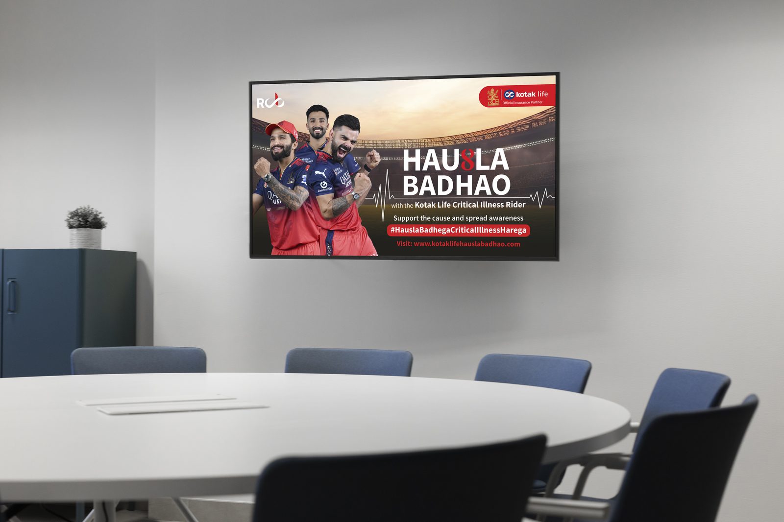 Kotak Life x RCB campaign