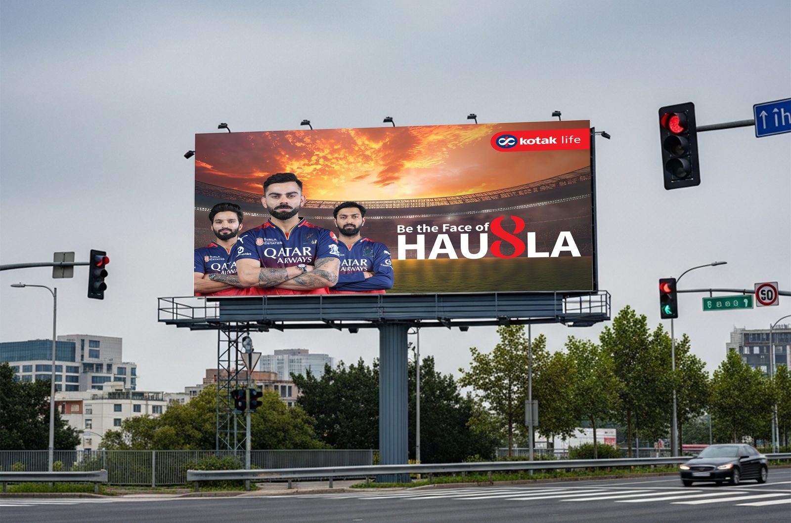 Kotak Life x RCB campaign