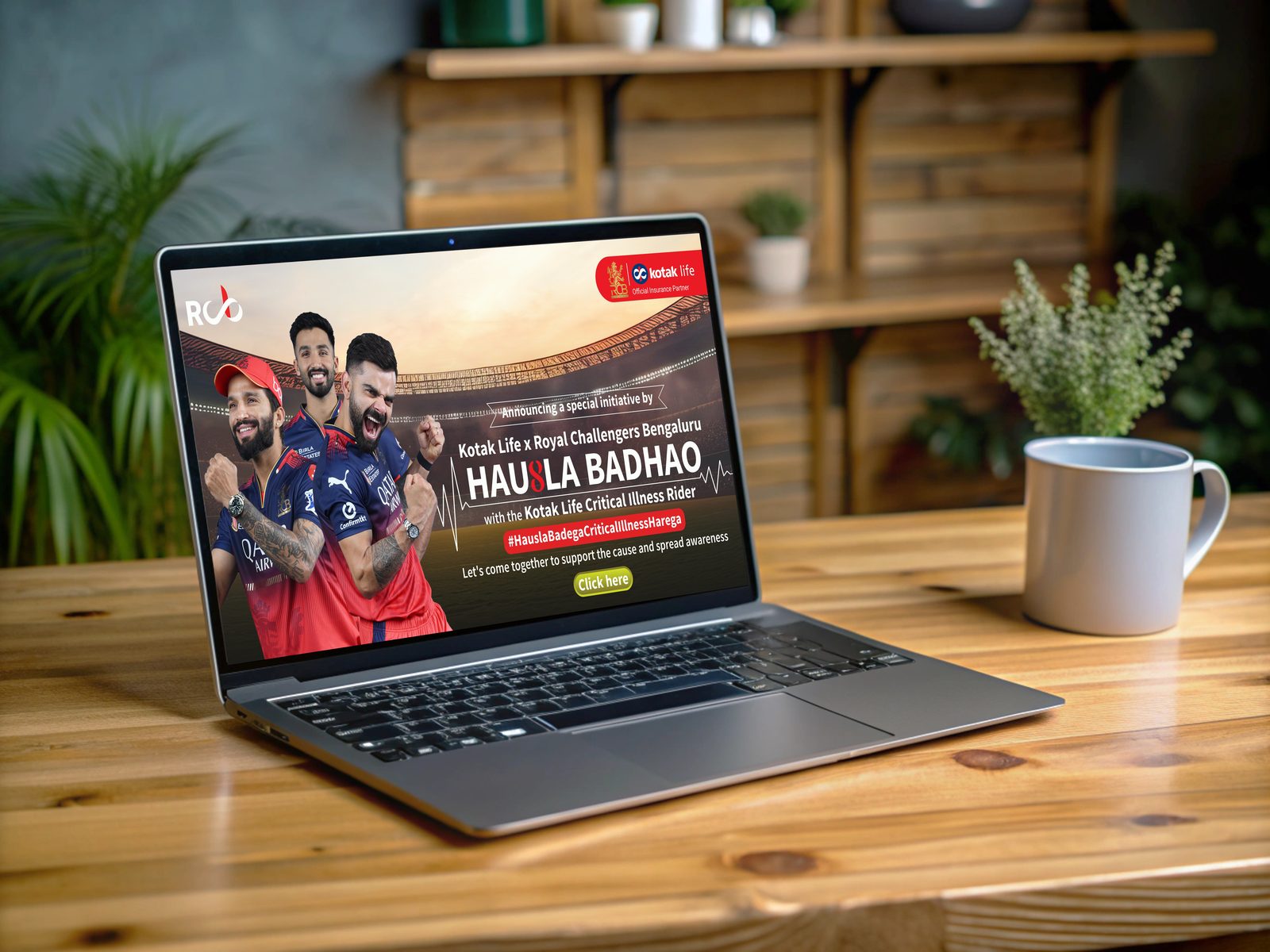 Kotak Life x RCB campaign