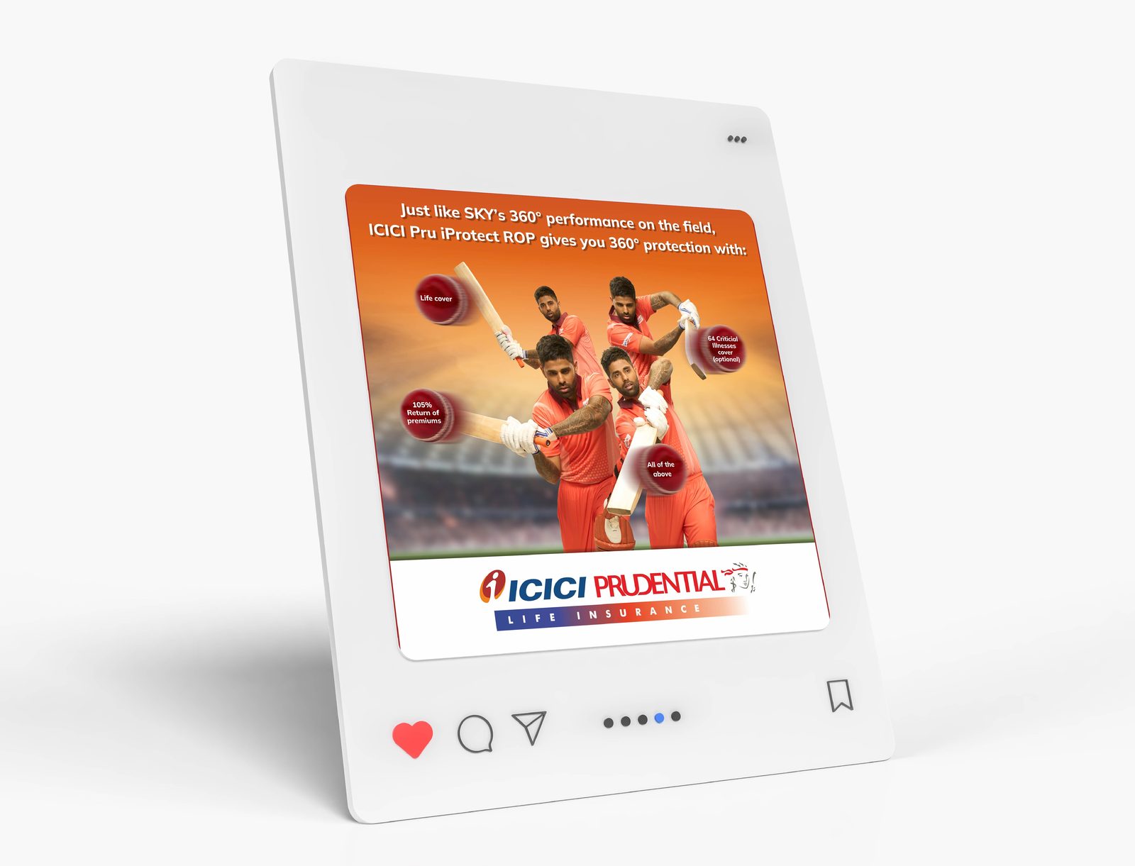 ICICI Prudential Mr. 360 campaign with Suryakumar Yadav