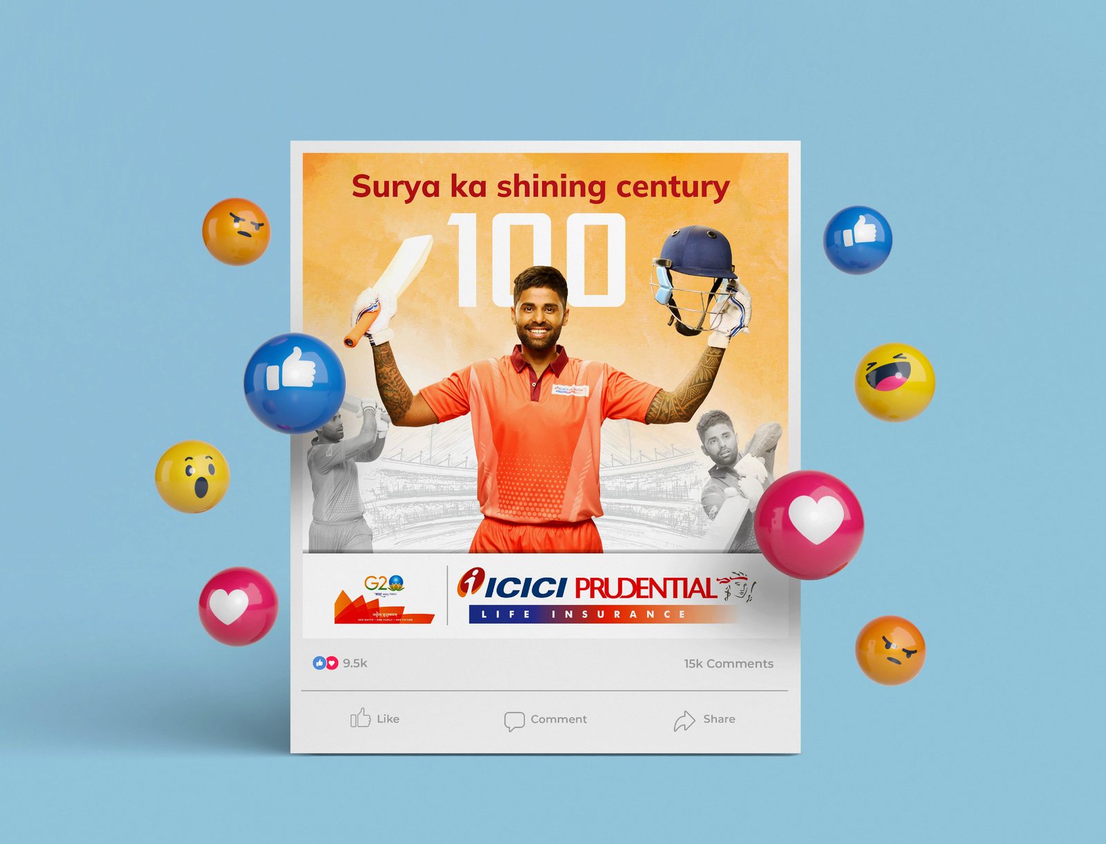 ICICI Prudential Mr. 360 campaign with Suryakumar Yadav